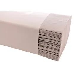 Papierhandtücher 25 x 23 cm, 1-lagig, natur-hell