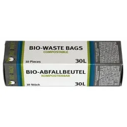 Bio4Pack Abfallbeutel 100% kompostierbar, 30 Liter