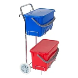 Floorstar TD 22 SOLID Moppboxsystem-Wagen Kunststoff, verchromt