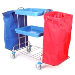 Floorstar Hotelwagen 2 - Edelstahl