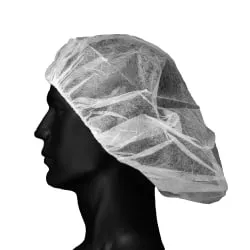 MED-COMFORT Baretthauben, PP, weiß, M