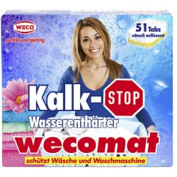 Wecomat Kalk-Stop Wasserenthärter Tabs