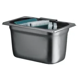 Auffangbehälter für benutzte Handwaschbürsten