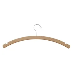 Haug Holzbügel mit Rockkerben, natur lackiert