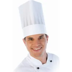 HYGOSTAR® Europa Extraklasse Kochmütze, mit Faltenschattierung