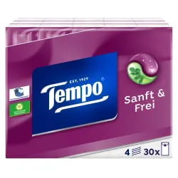 Tempo Sanft und Frei Taschentücher