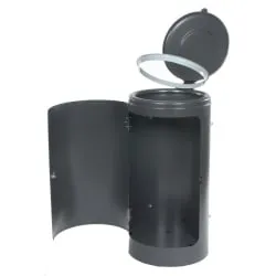 Rastplatz-Abfallsammler, 120 l, abschließbar