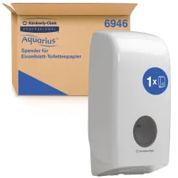 Kimberly-Clark Aquarius Toilettenpapier-Spender, weiß