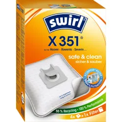 Swirl® X 351 Ecopor® Staubsaugerbeutel