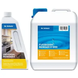 Dr. Schutz® Fußbodenreiniger R1000 & Universalreiniger K