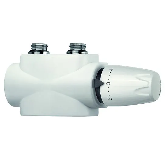 Heimeier Multilux 4 - Set weiß für Eck / Durchgangs-Anschluss 9690-27.000