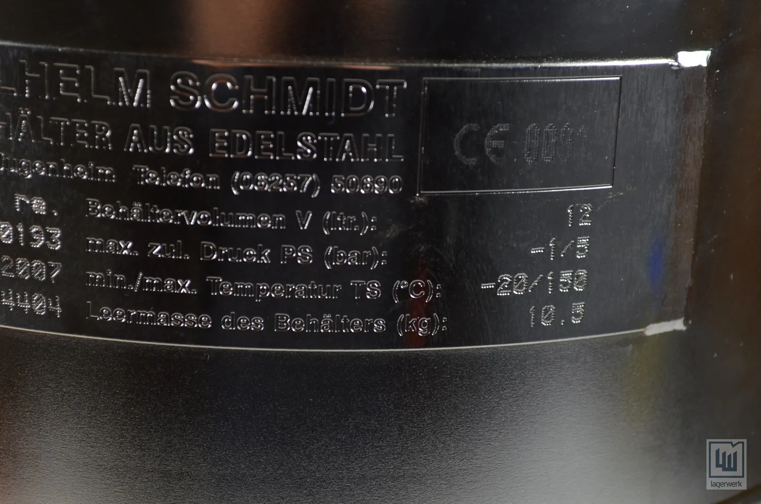 WILHELM SCHMIDT NE2 10 re. / NE210re., Mehrwegbehaelter aus Edelstahl