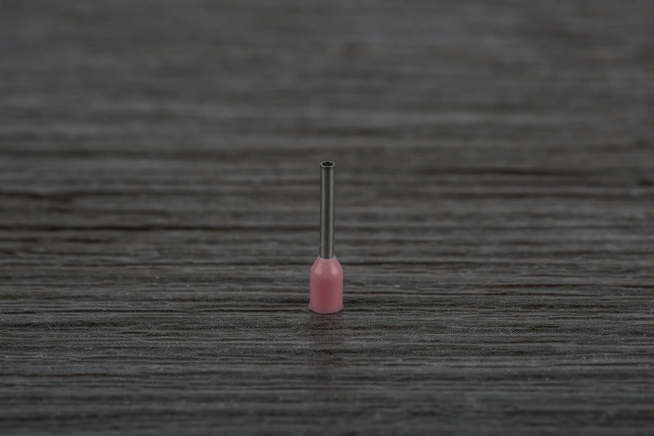 RS PRO Aderendhülsen bis 0.34mm², Stift ø 0.8mm, Rosa, Nylon, 8mm, 12.4mm, Isoliert, 22AWG max.