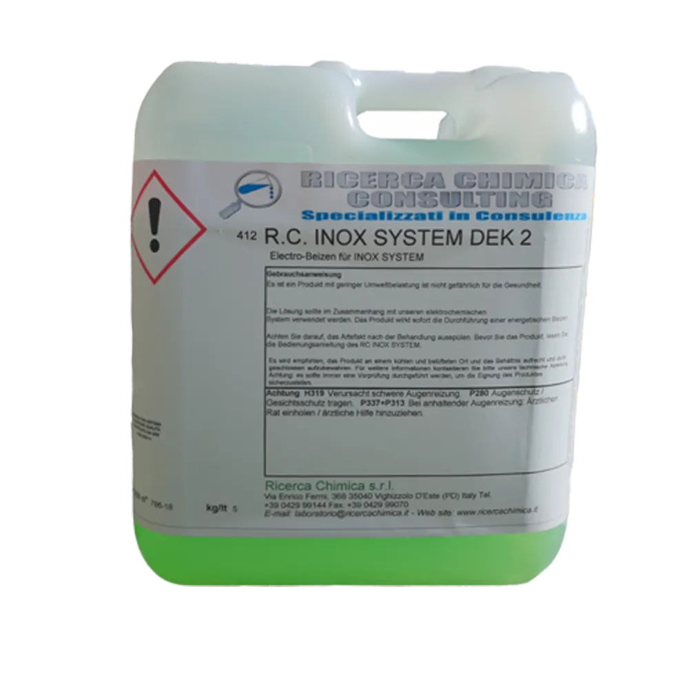 Inox System DEK 2 Reinigungs- und Beizelektrolyt