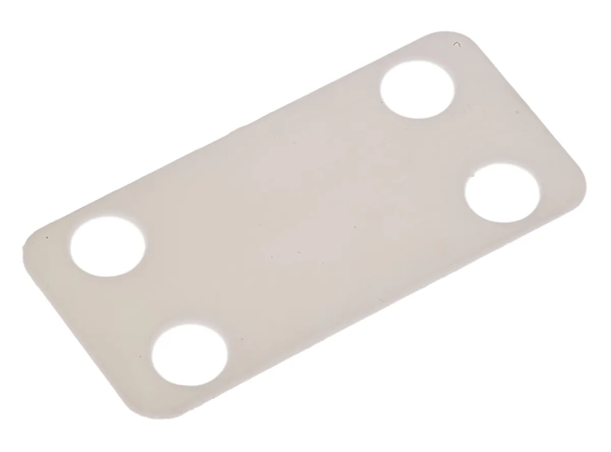 RS PRO Kabel-Markierer, Kabelbinder, Weiß - 4.8mm, 38.5mm x 19 mm, 100 Stück