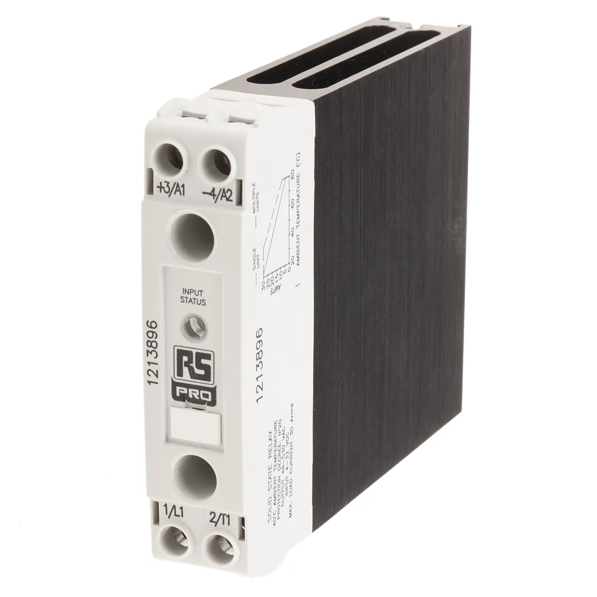 RS PRO DIN-Schienen Halbleiterrelais mit Nulldurchgang, 1-polig 530 Veff / 30 A