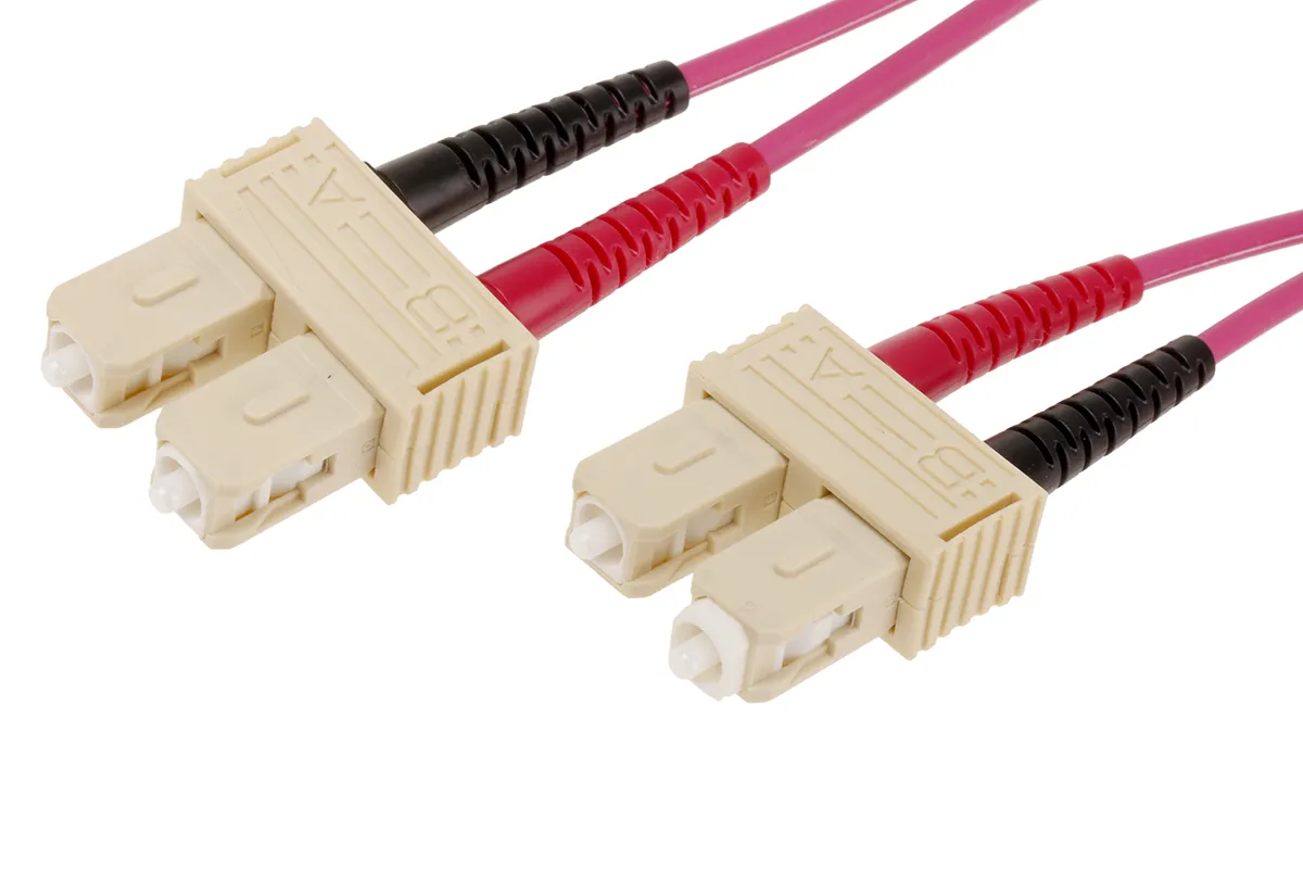 RS PRO LWL-Kabel 2m Multi Mode Patchkabel Violett 900μm SC SC