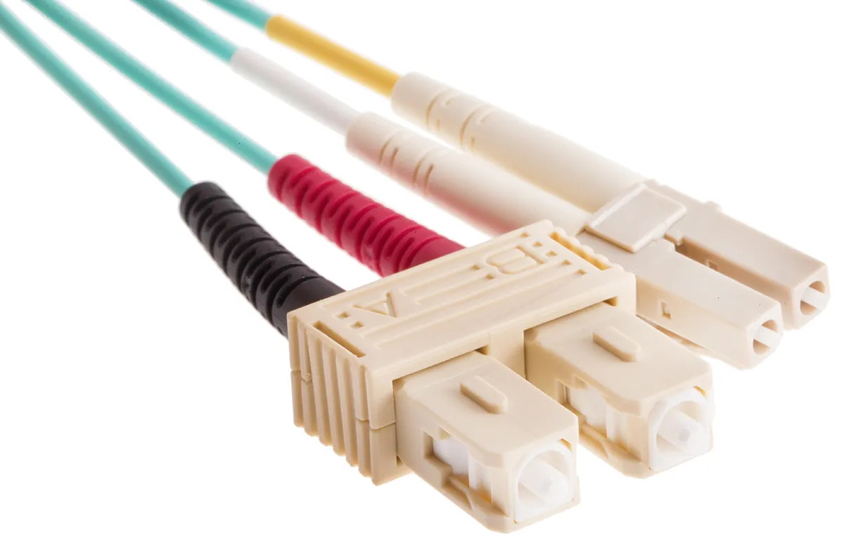 RS PRO LWL-Kabel 2m Multi Mode Patchkabel Blau 900μm LC SC