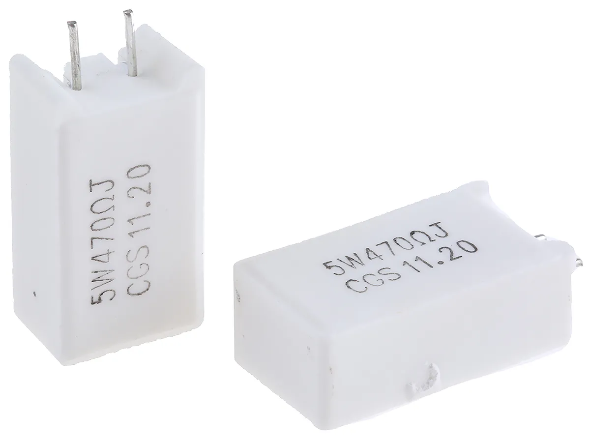 TE Connectivity SQM5 Metalloxid Widerstand 470Ω ±5% / 5W