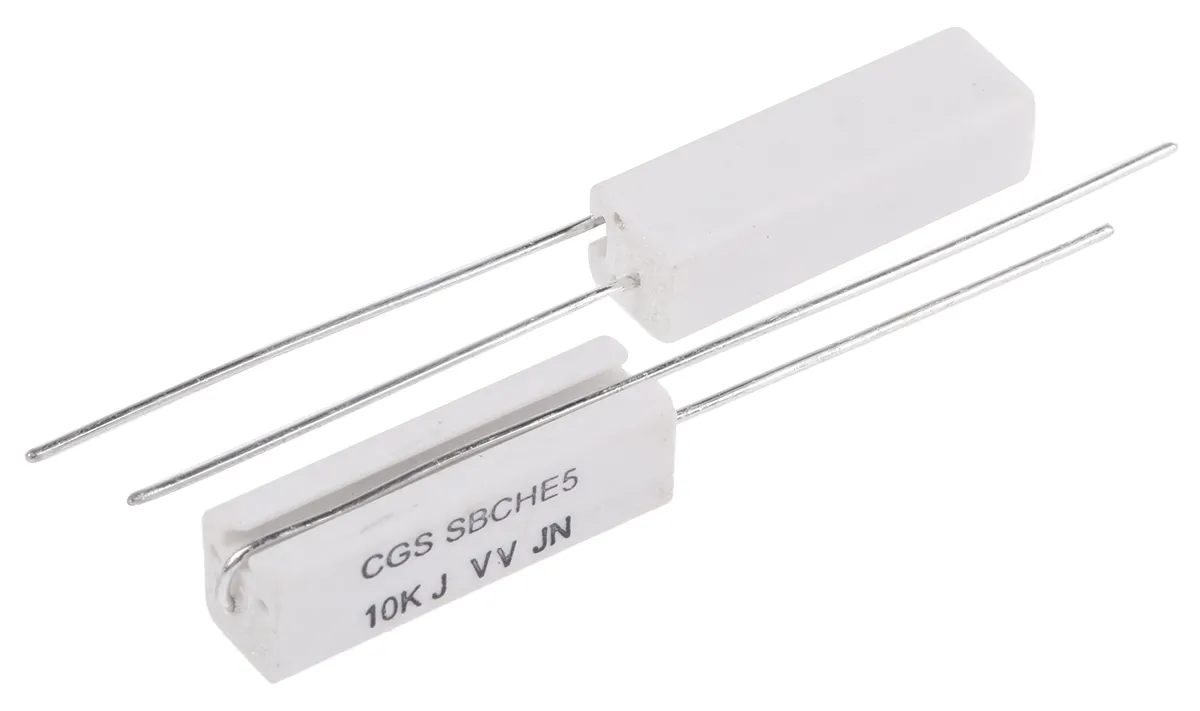 TE Connectivity SBCHE Wickel Widerstand 10kΩ ±5% / 5W