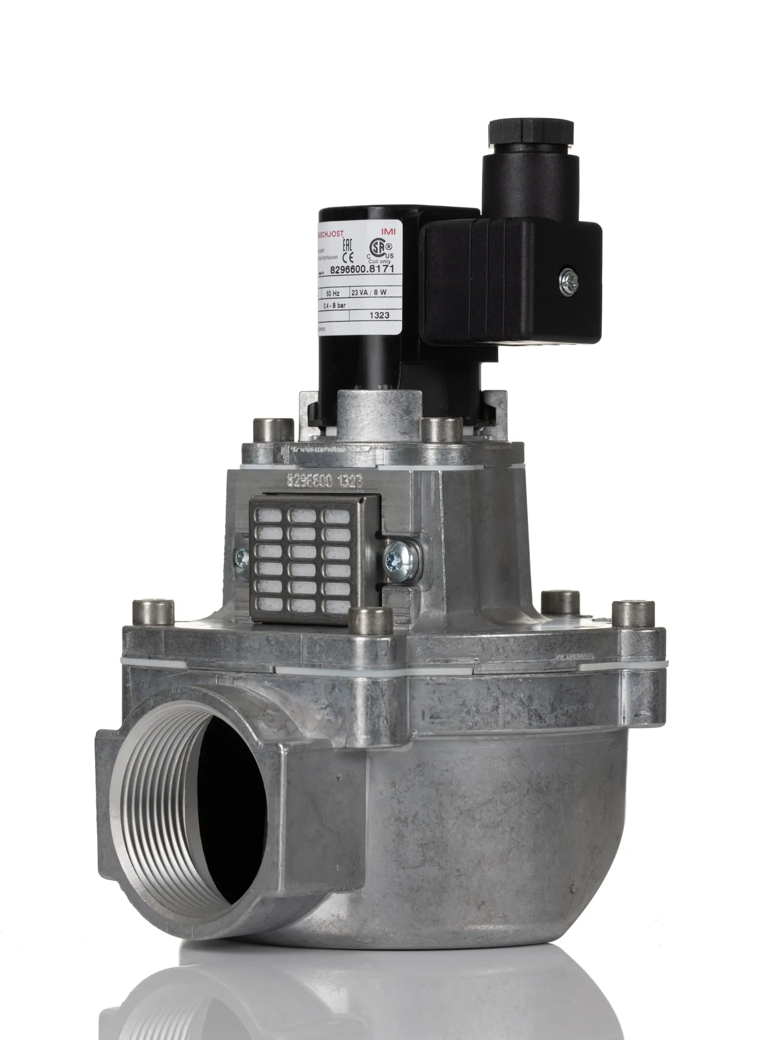 Buschjost 82960, G1.1/2 2/2-Wege Steuer- Magnetventil für Druckluft 24 V dc, Öffner