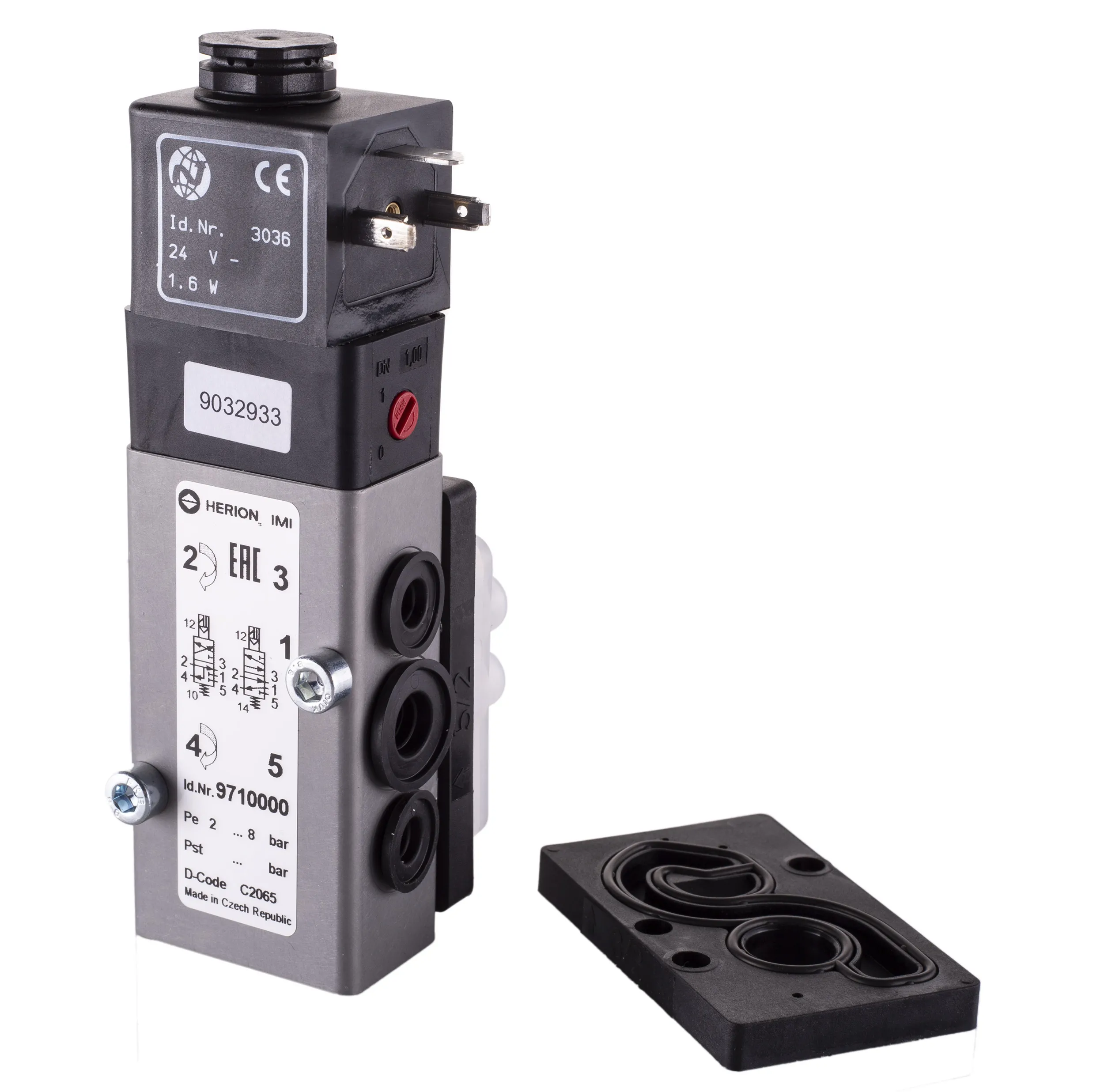 Norgren 97100 Schieberventil NC NAMUR G1/4, G1/8, Magnet/Feder-betätigt