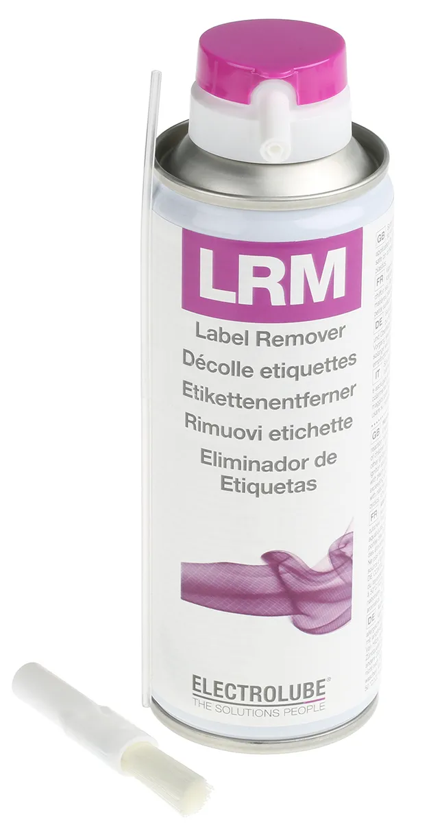 Electrolube LRM Etikettenlöser entfernt Etiketten 200 ml Spray