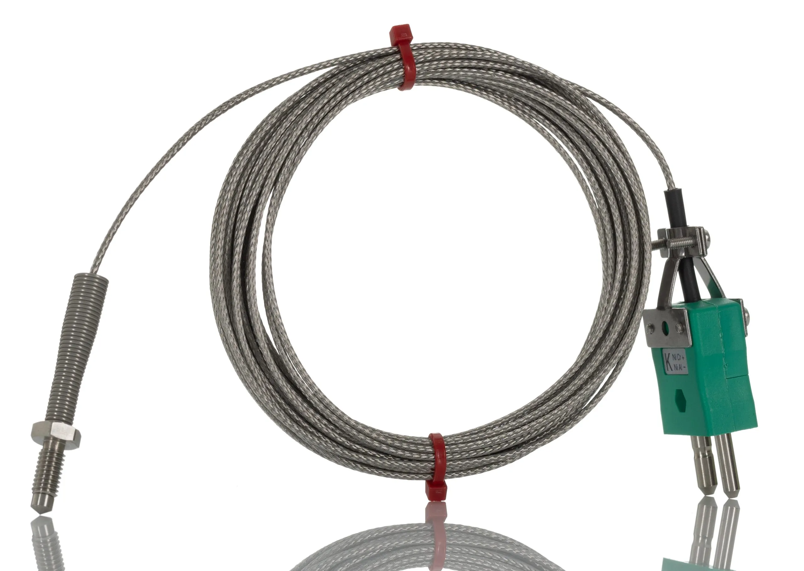RS PRO Edelstahl Düsen-Thermoelement Typ K, Ø M6 x 1mm x 5m → +350°C