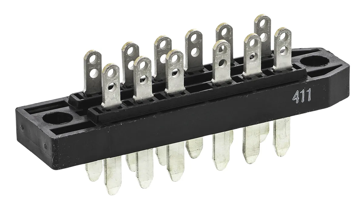 TE Connectivity RP622 Rechteck-Steckverbinder Stecker Gerade, 12-polig