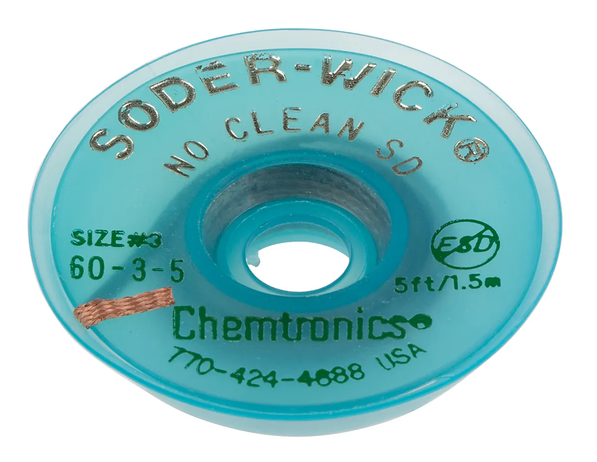 Chemtronics Soder-Wick Entlötlitze No Clean, 2mm x 1.5m