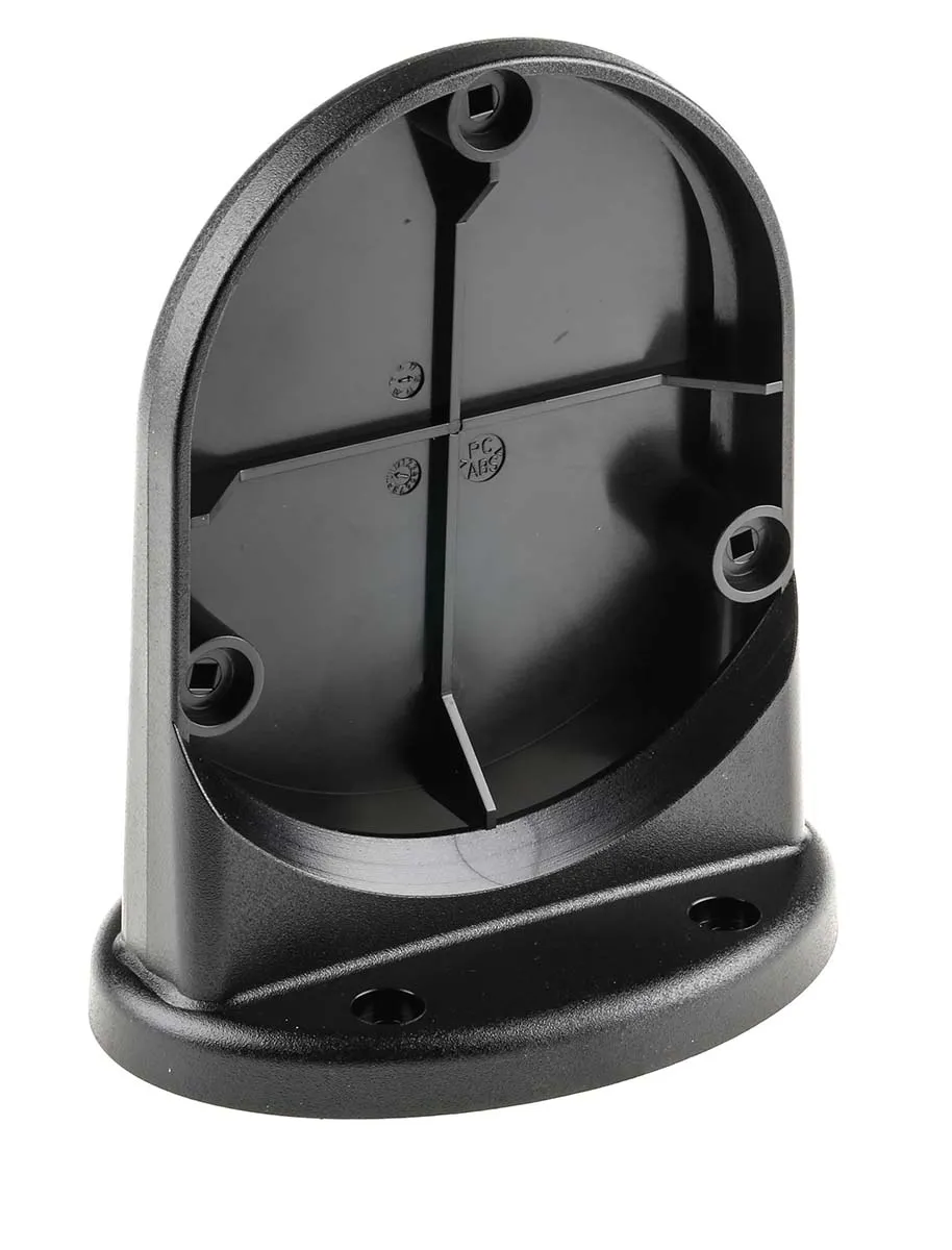 Werma Montagehalterung Schwarz, für 884 Signalleuchten, 280, 838, 883, Wandhalterung, 126 x 90 x 153 mm