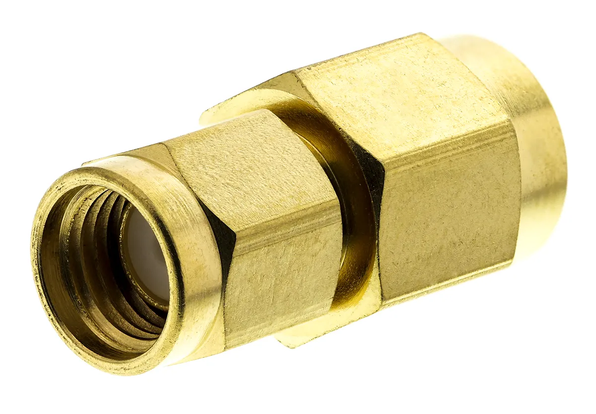 TE Connectivity Stecker Koaxialsteckverbinder SMA-Steckverbinder, Kabelmontage Crimp-Anschluss, für RG141 A/U, RG58