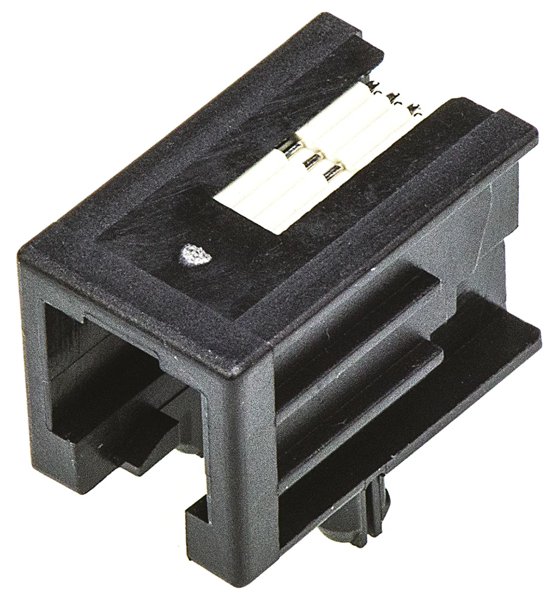 TE Connectivity 1-1705949 Cat.3 RJ22-Steckverbinder Buchse 4P4C-polig, Leiterplatten-Montage abgewinkelt