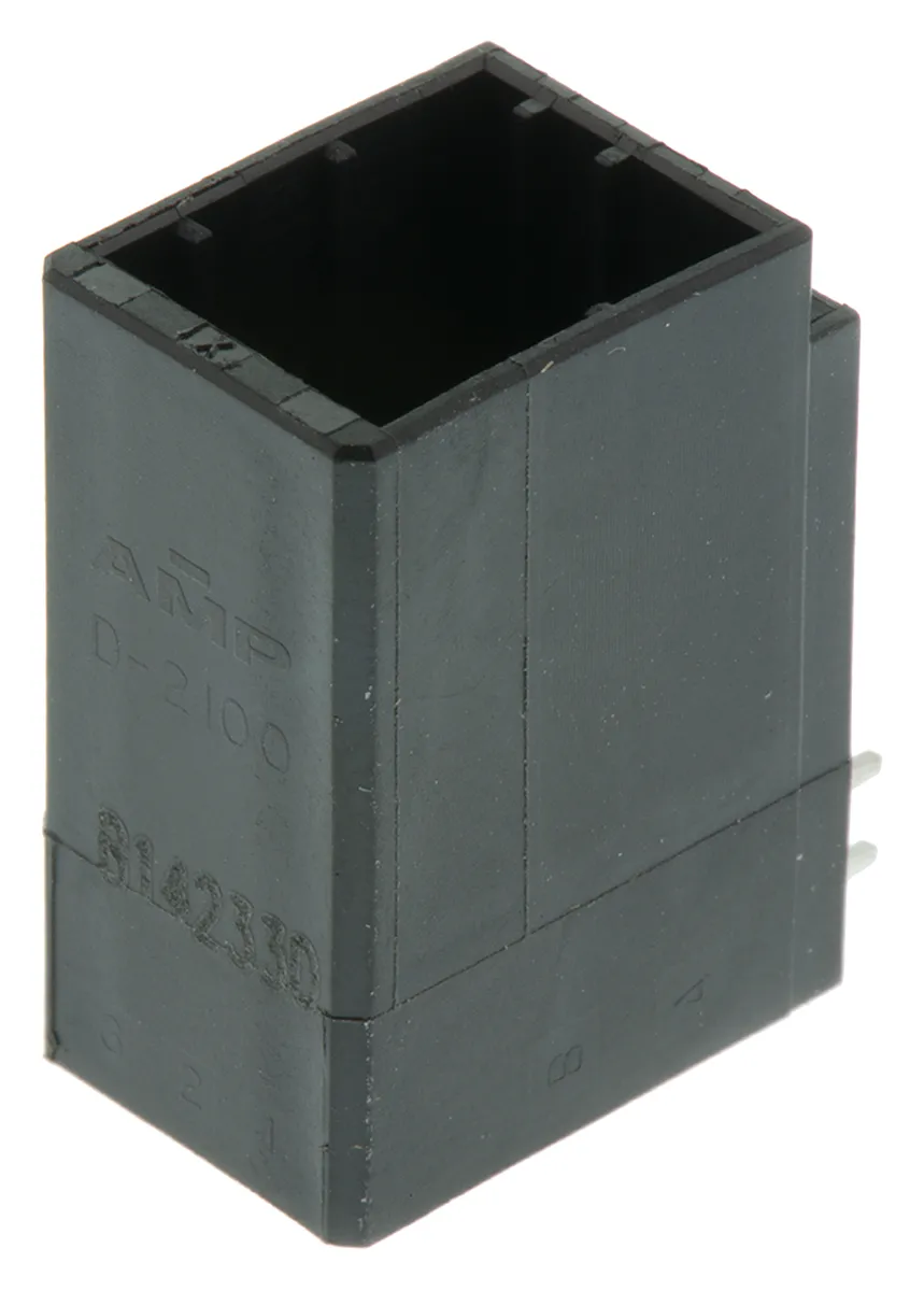 TE Connectivity Dynamic 2000 Leiterplatten-Stiftleiste gewinkelt, 6-polig / 2-reihig, Raster 2.5mm, Kabel-Platine,