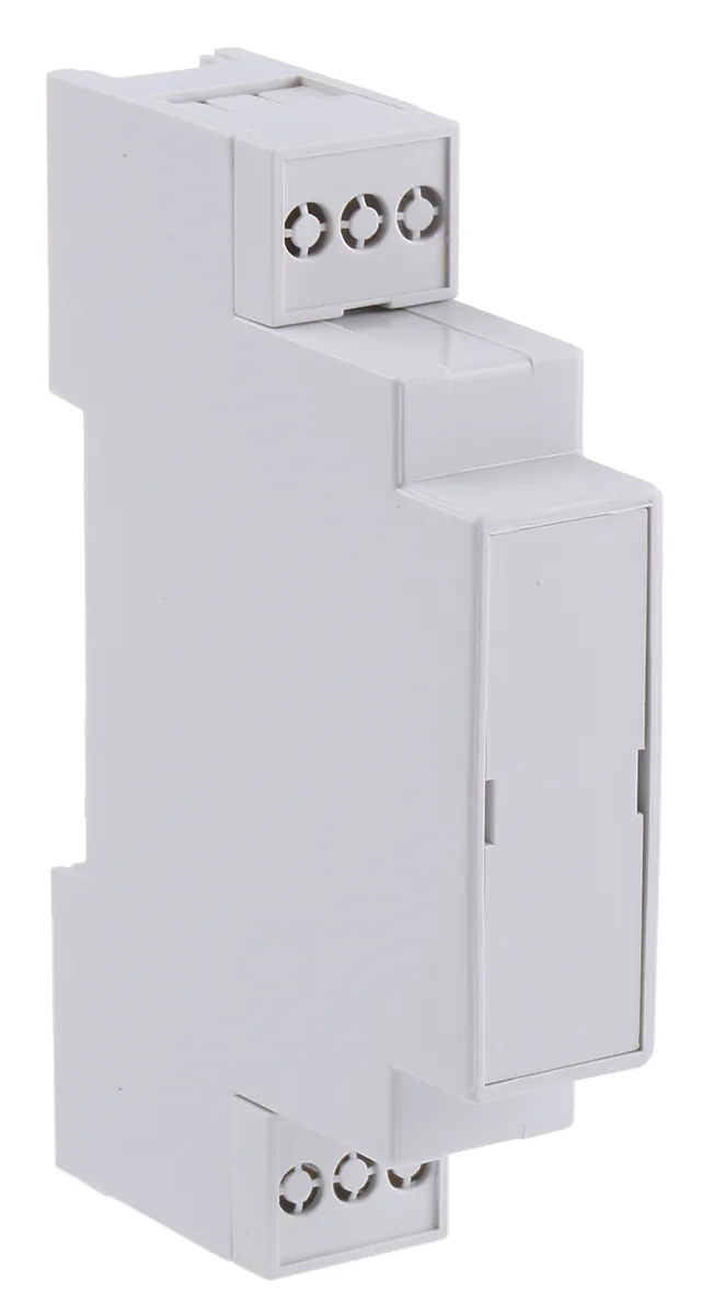 CAMDENBOSS DIN-Schienengehäuse, 17.5 x 58 x 90mm, Geh.Mat. Polycarbonat, Grau, Modulares Gehäuse, Serie CNMB