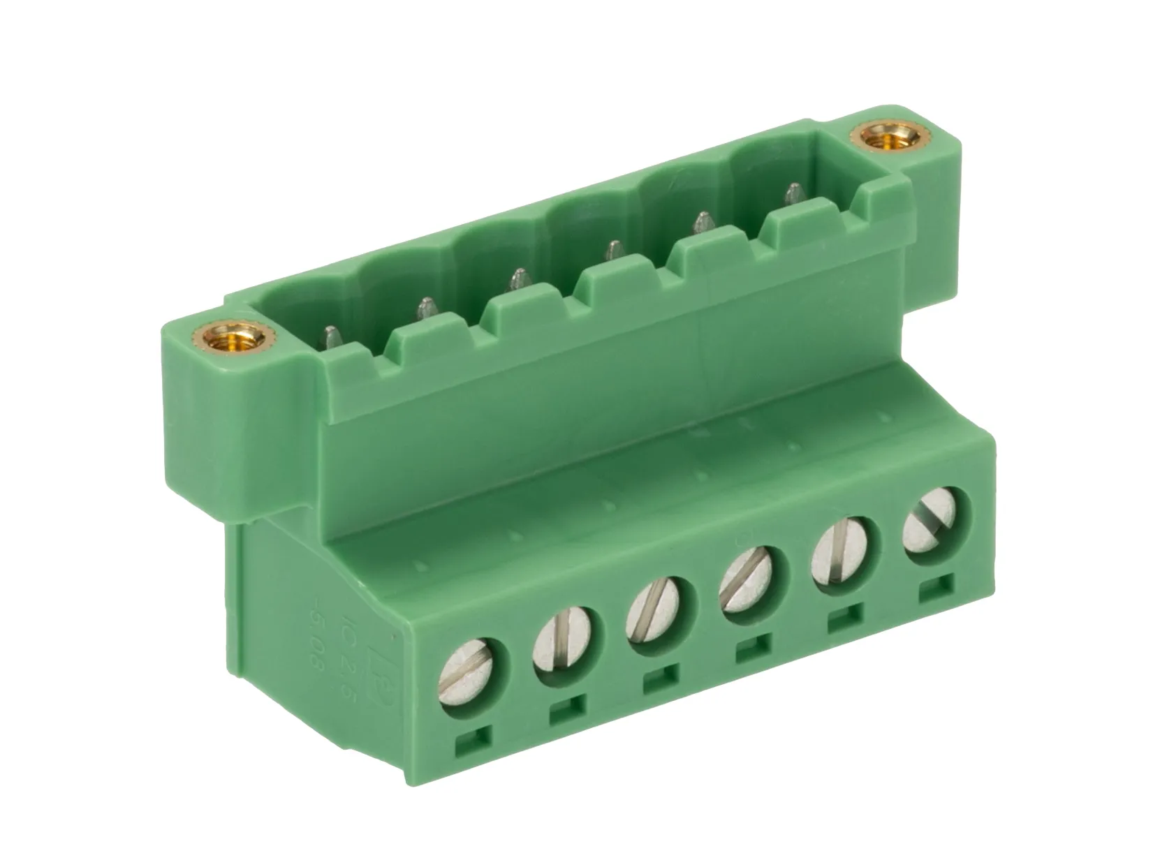 Phoenix Contact 5/ 6-STGF-5, 08, IC 2 Steckbarer Klemmenblock Invertierter Stecker 6-Kontakte 5.08mm-Raster Gerade