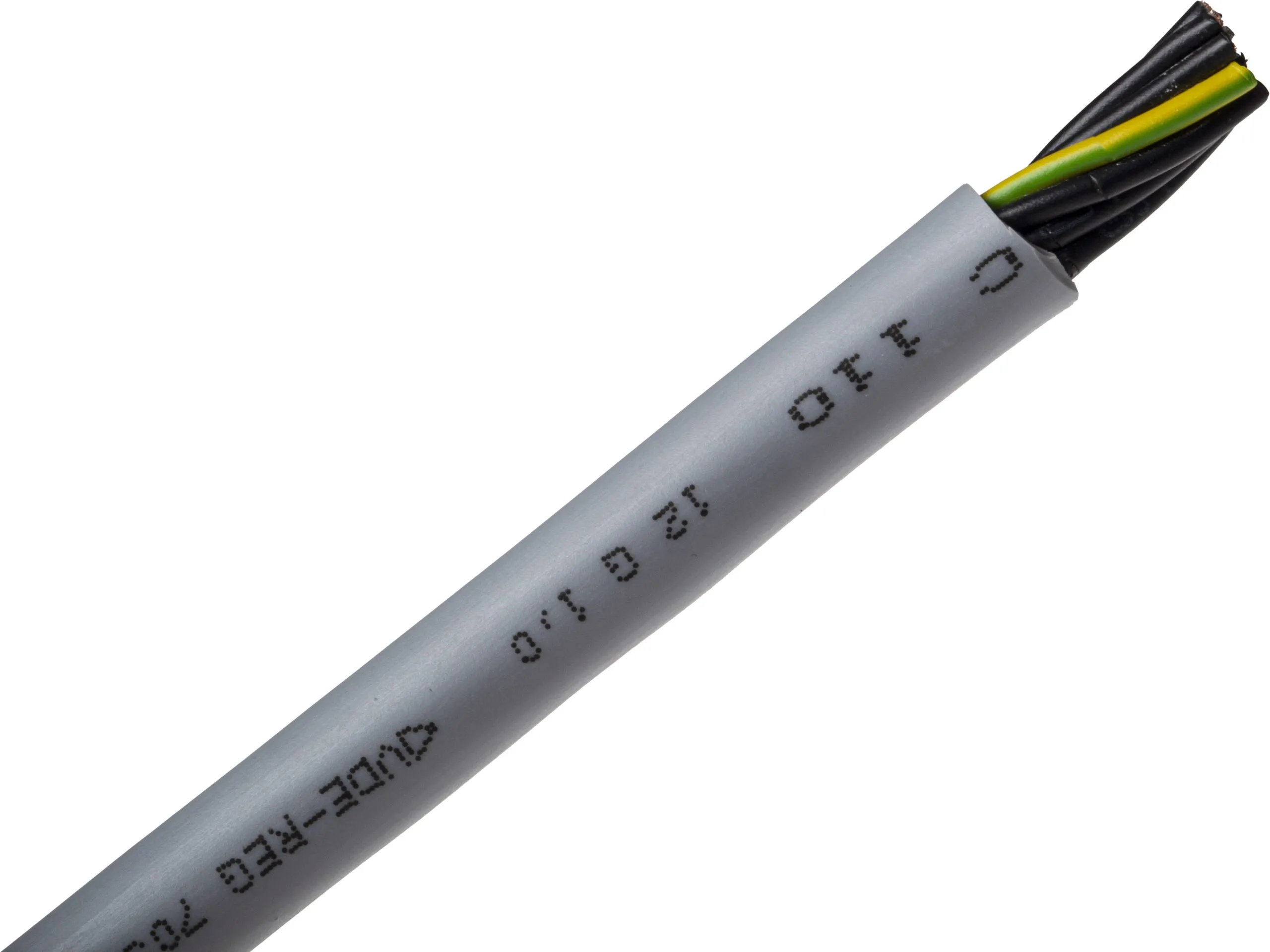 RS PRO YY Steuerkabel, 12-adrig x 1 mm² Grau / 15 A, 50m, 17 AWG, Ungeschirmt