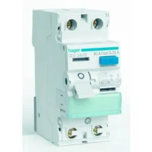 HAGER FI Schutzschalter CDA2 25A/ 0,03 A, 2-polig
