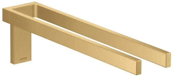 Hansgrohe Handtuchhalter zweiarmig Axor Universal Rectangular brushed gold optik 42622250