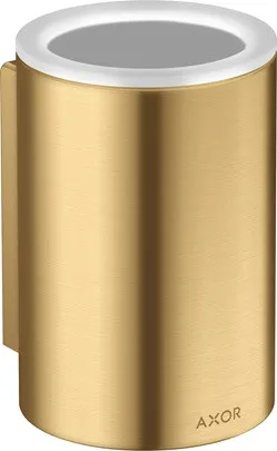 Hansgrohe Zahnputzbecher Axor Universal Circular brushed gold optik 42804250