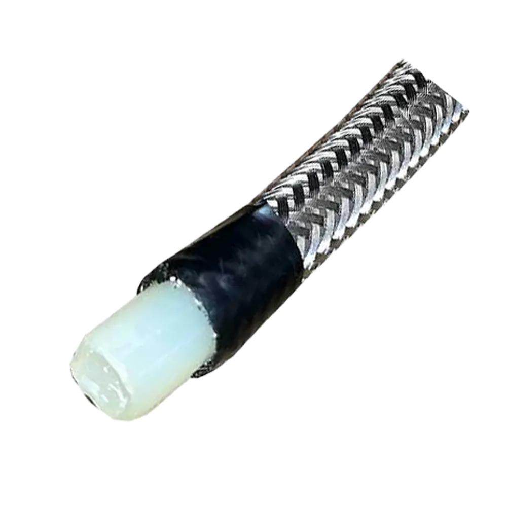 PA Schlauch Edelstahl umflochten Ø 6,0 mm x 1,0 mm (Wand)