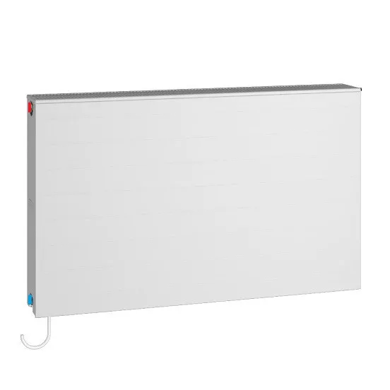 Kermi x-flair Wärmepumpen-Heizkörper Line-K Typ 22 H: 90,5 B: 130,5cm weiß Heizkostenerfassung PLK2L0901301N1G