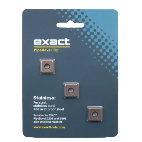 PipeBevel Spitze (3 x Wendeplatten für Exact PipeBevel 220E & 360E)