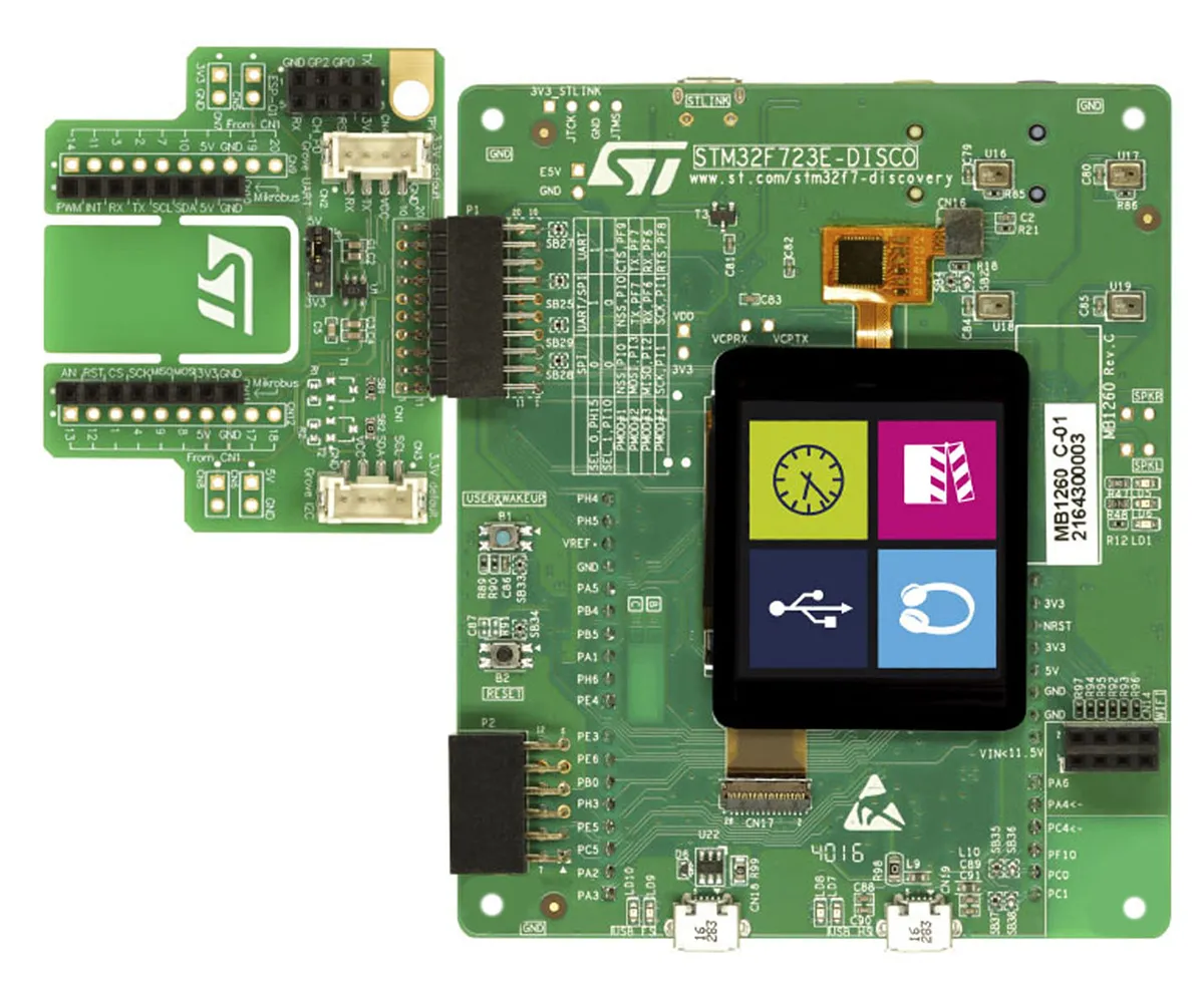 STMicroelectronics Discovery MCU Development Board ARM Cortex M7 STM32F723IEK6