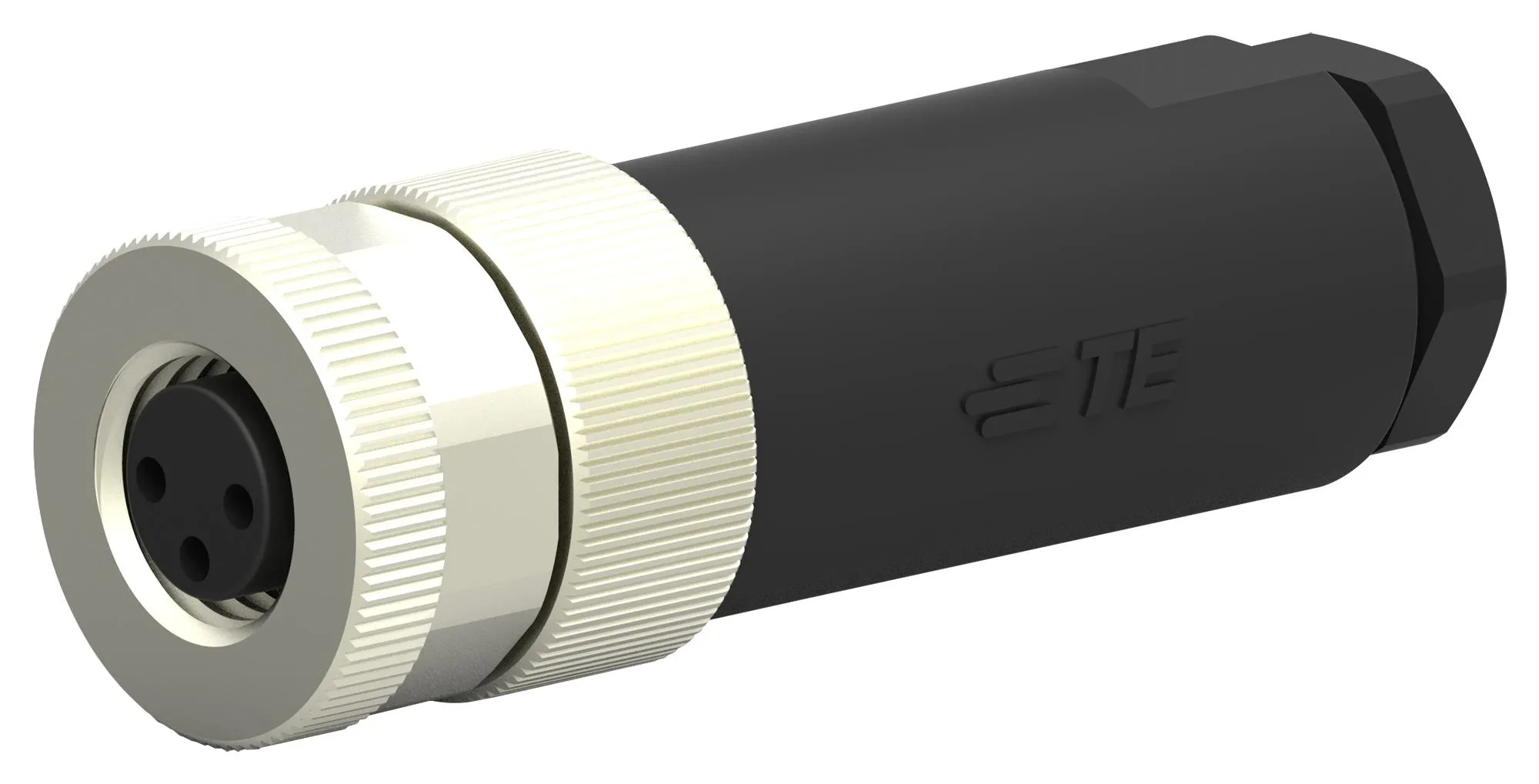 TE Connectivity 13.5 M8 Rundsteckverbinder Stecker 3-polig / 3.0A Kabelmontage, Schraubanschluss IP 67