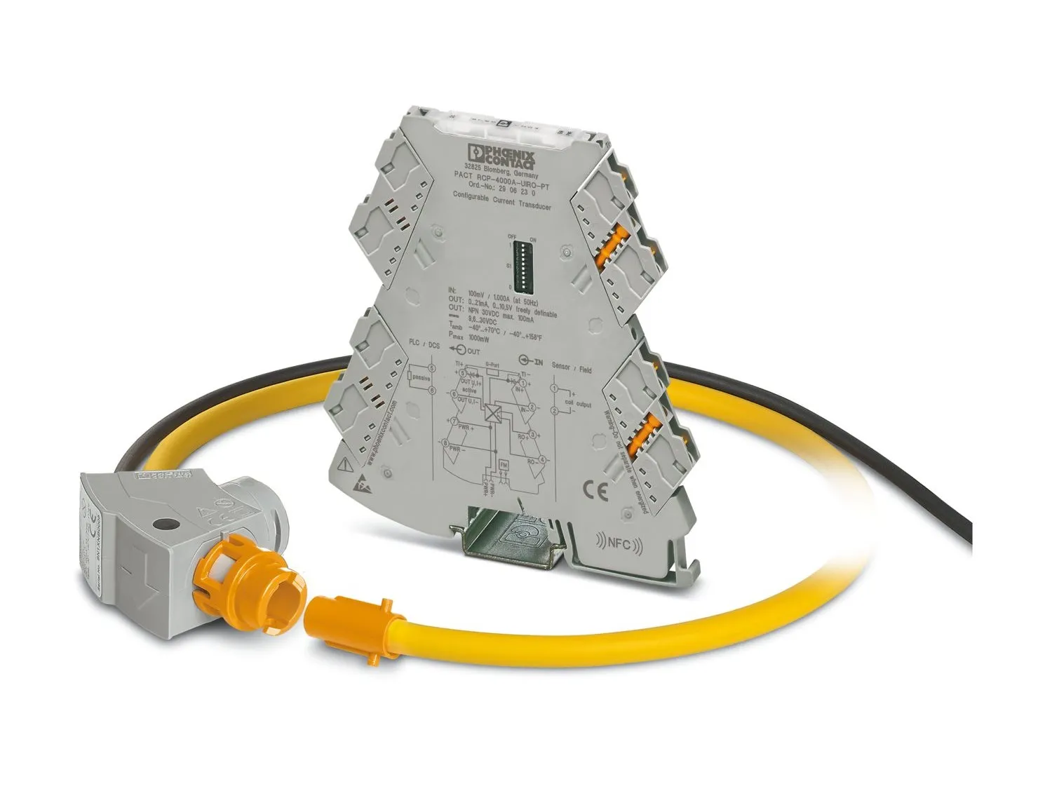 Phoenix Contact PACT RCP Stromwandler, Rogowski-Spule, DIN-Hutschiene geschlossen 4000A, 6.2mm x 110.5mm x 120.5mm