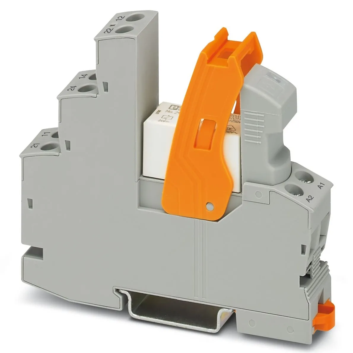 Phoenix Contact RIF-1-RSC-LDP-12DC/1X21 Interface Relais, 12V dc / 12V dc 12V dc, 1-poliger Wechsler DIN-Schienen