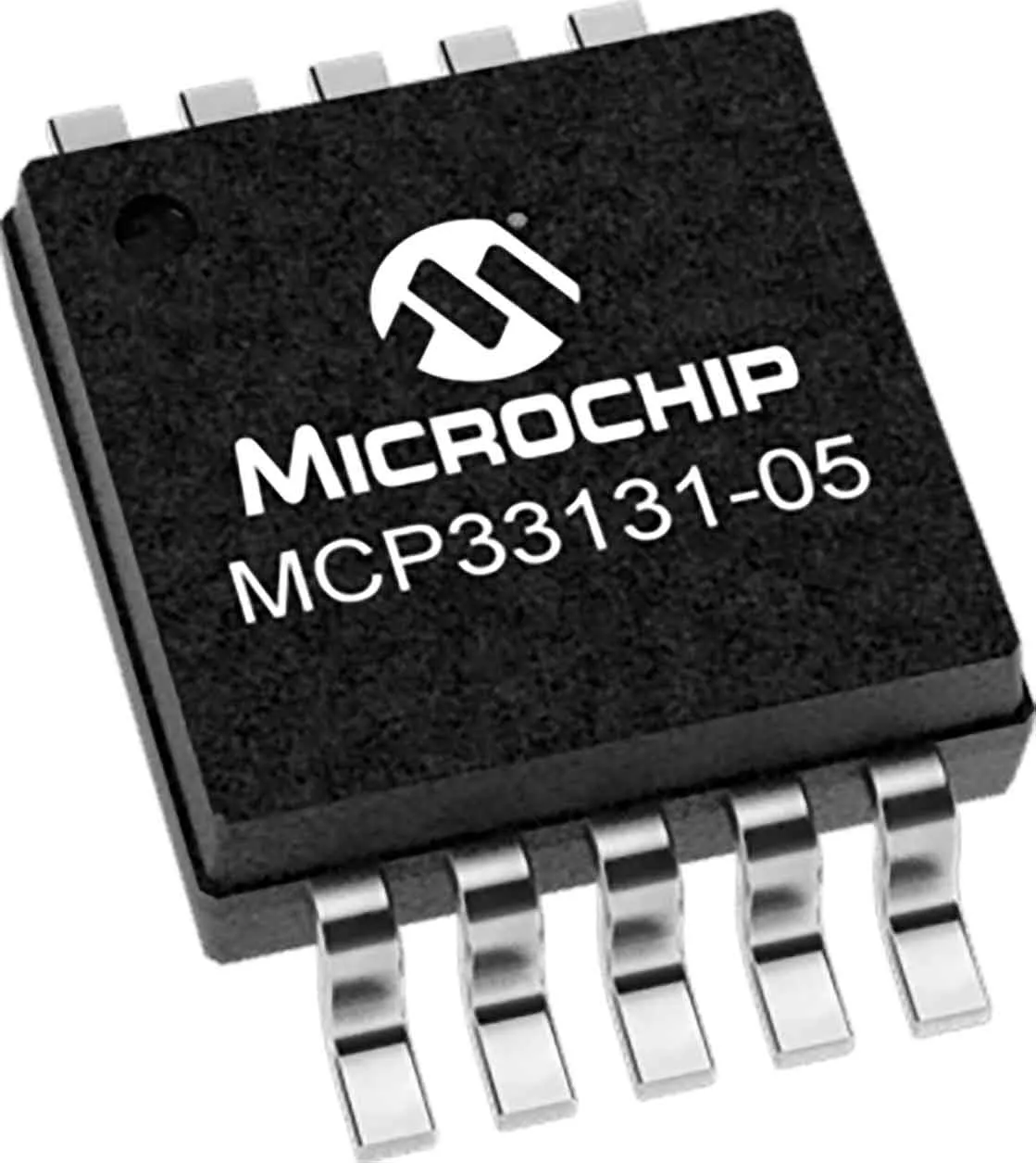 Microchip 16 bit ADC MCP33131-05-E/MS, 500ksps MSOP, 10-Pin