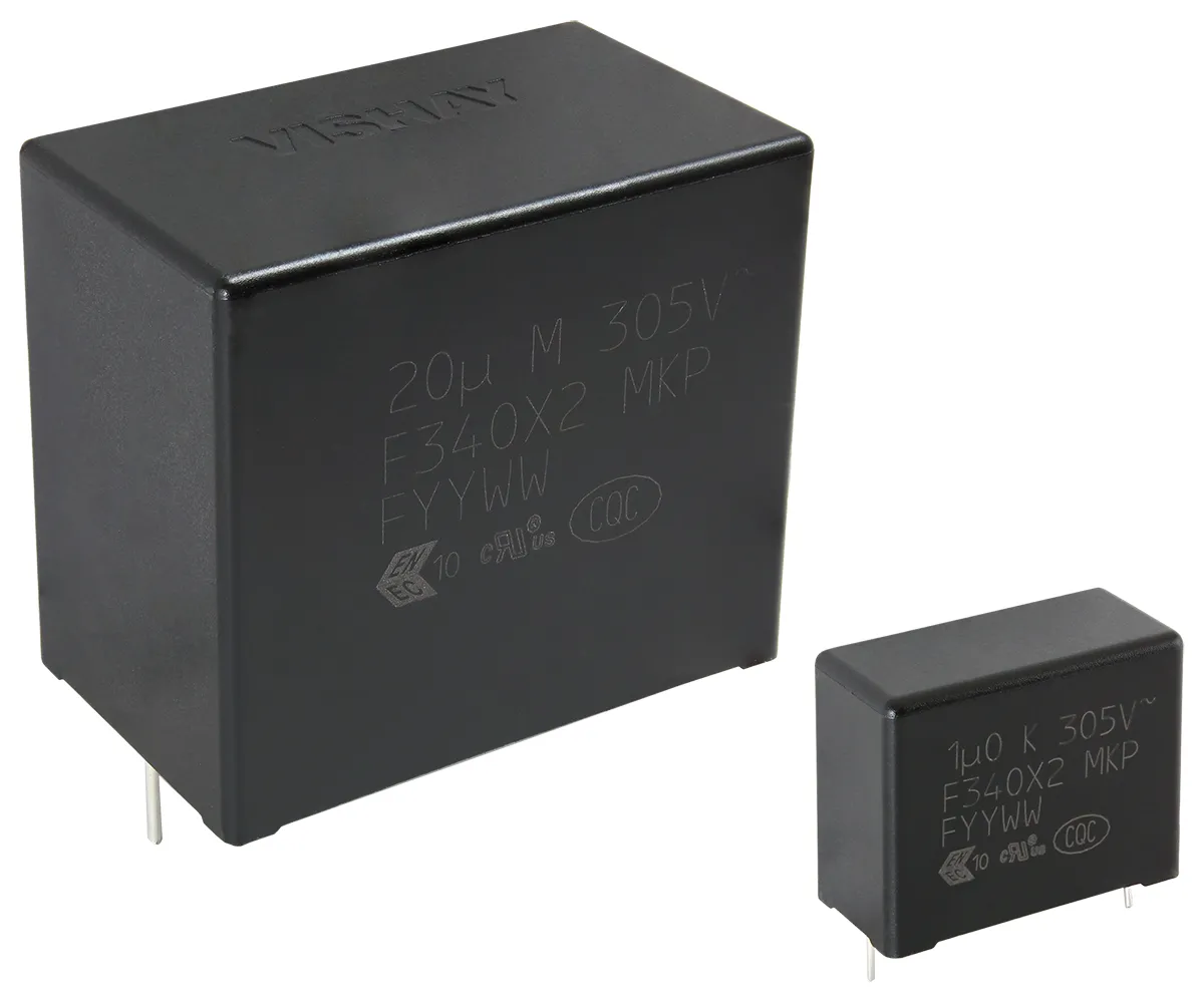 Vishay F340X2 X2 Folienkondensator 15μF ±20% / 305V ac, THT Raster 52.5mm