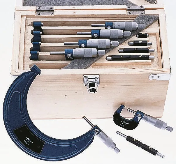 RS PRO, Mikrometer Außen-Messschraube Metrisch, 0mm bis 150mm / ±0,004 mm
